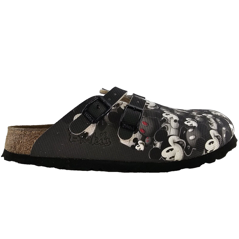 Birkenstock Birkis Disney Boston Mickey Mouse Womens 6 Mens 4 Gray Clogs Shoes